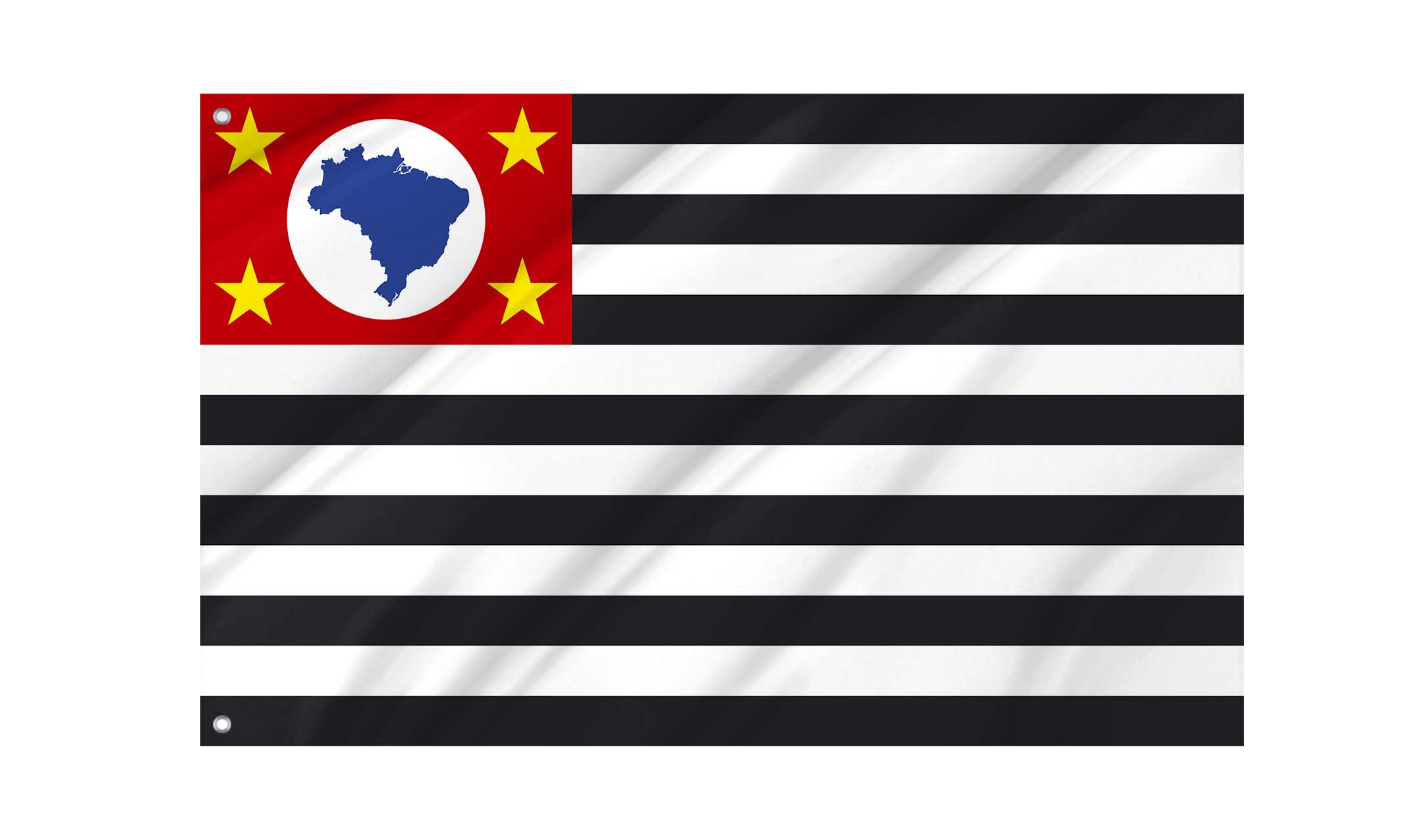 São Paulo State Flag for Indoor & Outdoor Use