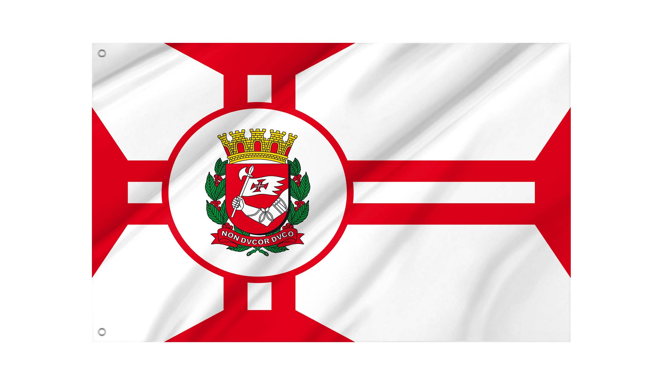 São Paulo City Flag for Indoor & Outdoor Use
