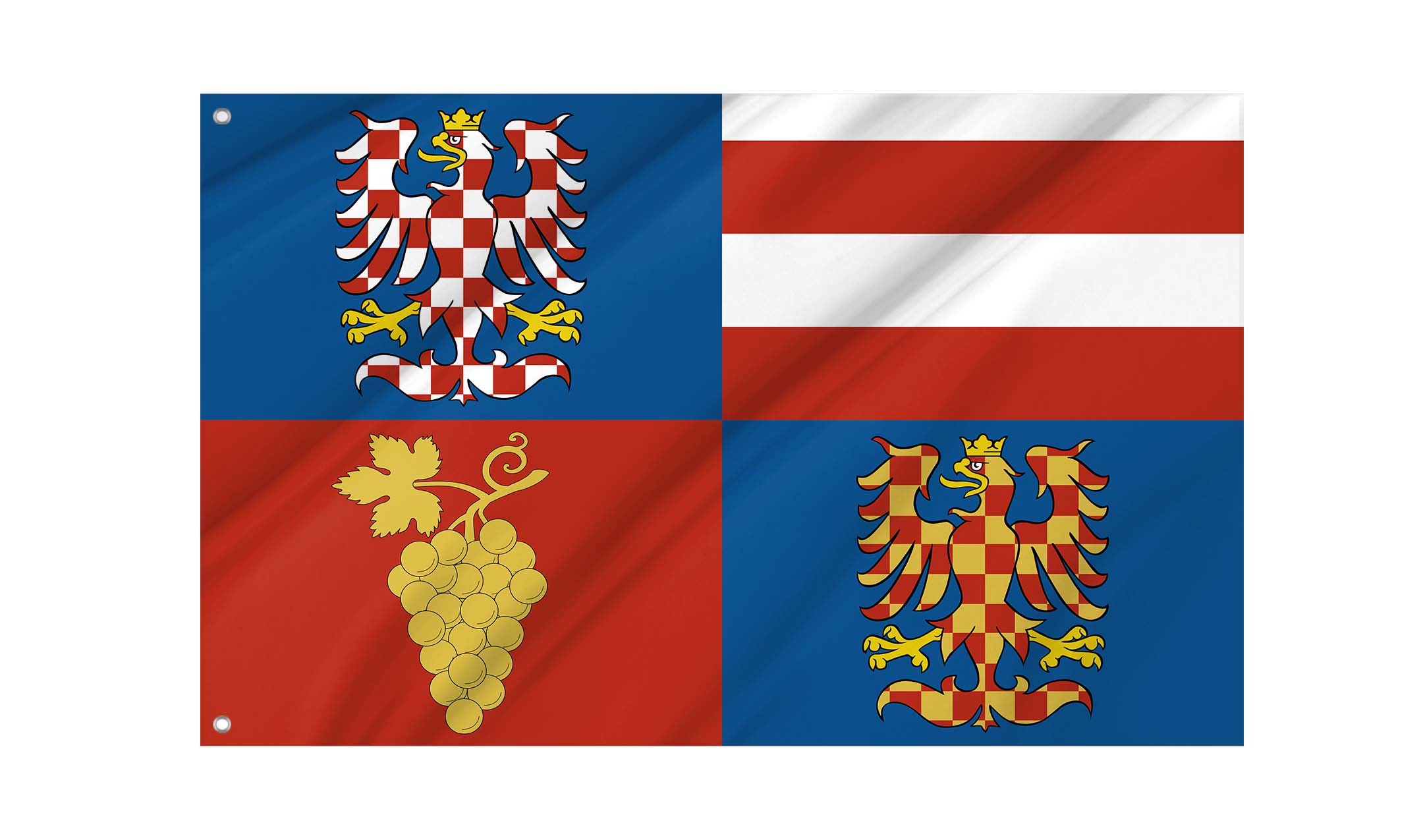 South Moravian Region Flag for Indoor & Outdoor Use