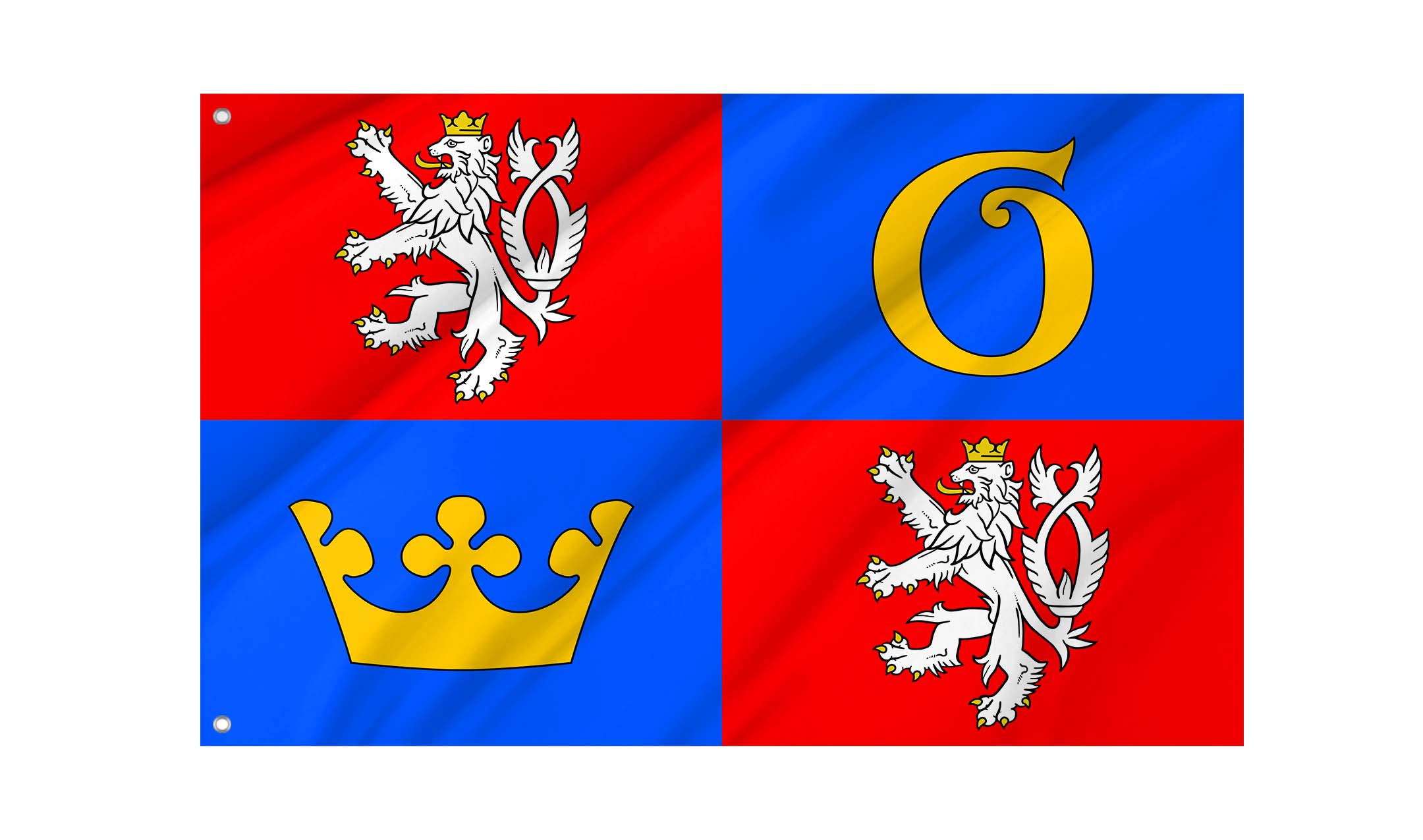 Hradec Králové Region Flag for Indoor & Outdoor Use