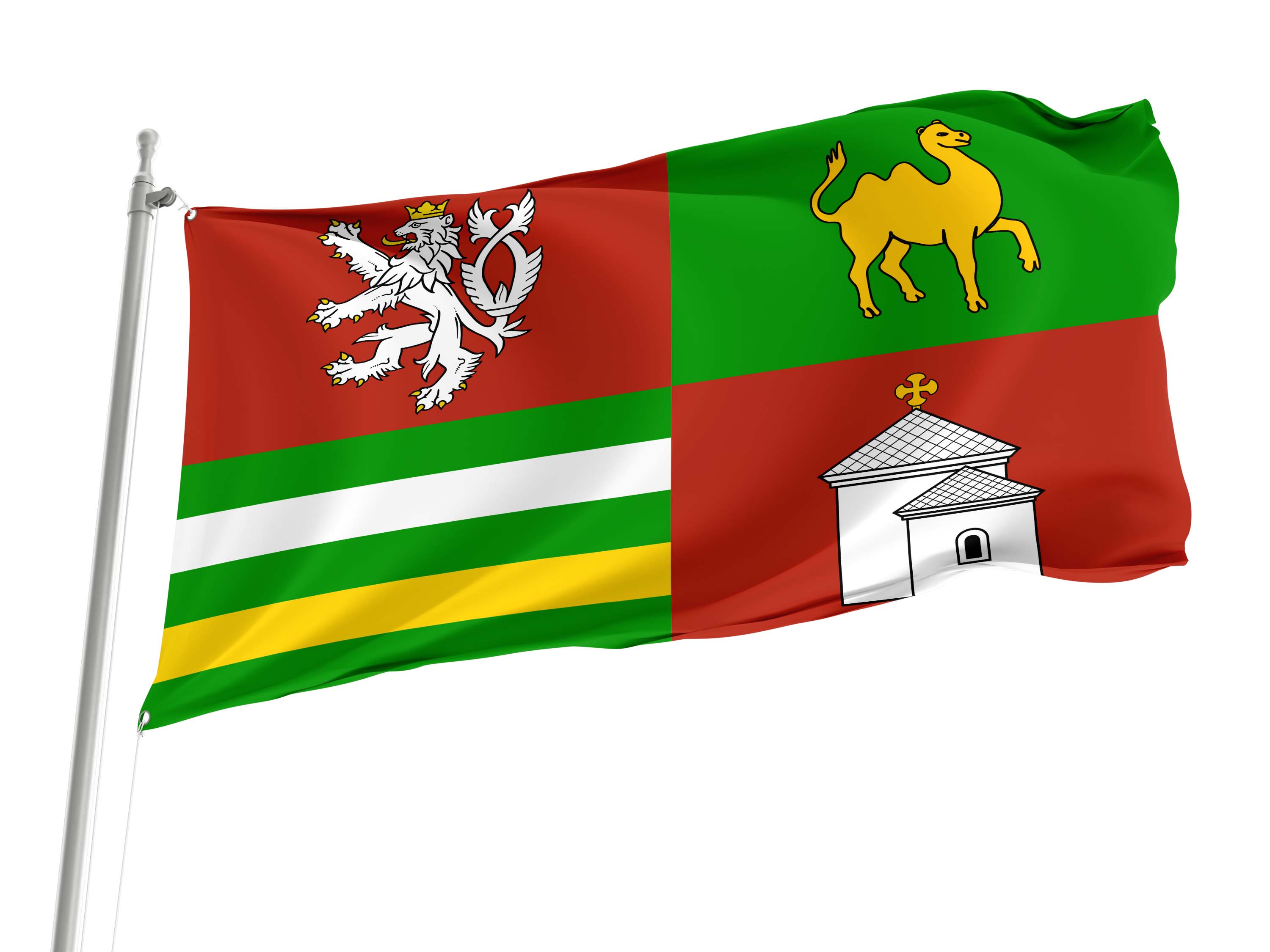Plzeň Region Flag for Indoor & Outdoor Use