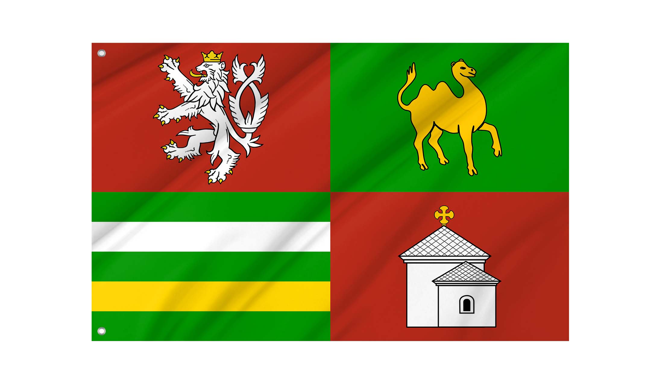 Plzeň Region Flag for Indoor & Outdoor Use