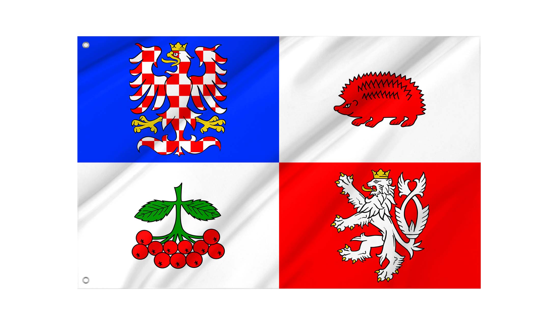 Vysočina Region Flag for Indoor & Outdoor Use
