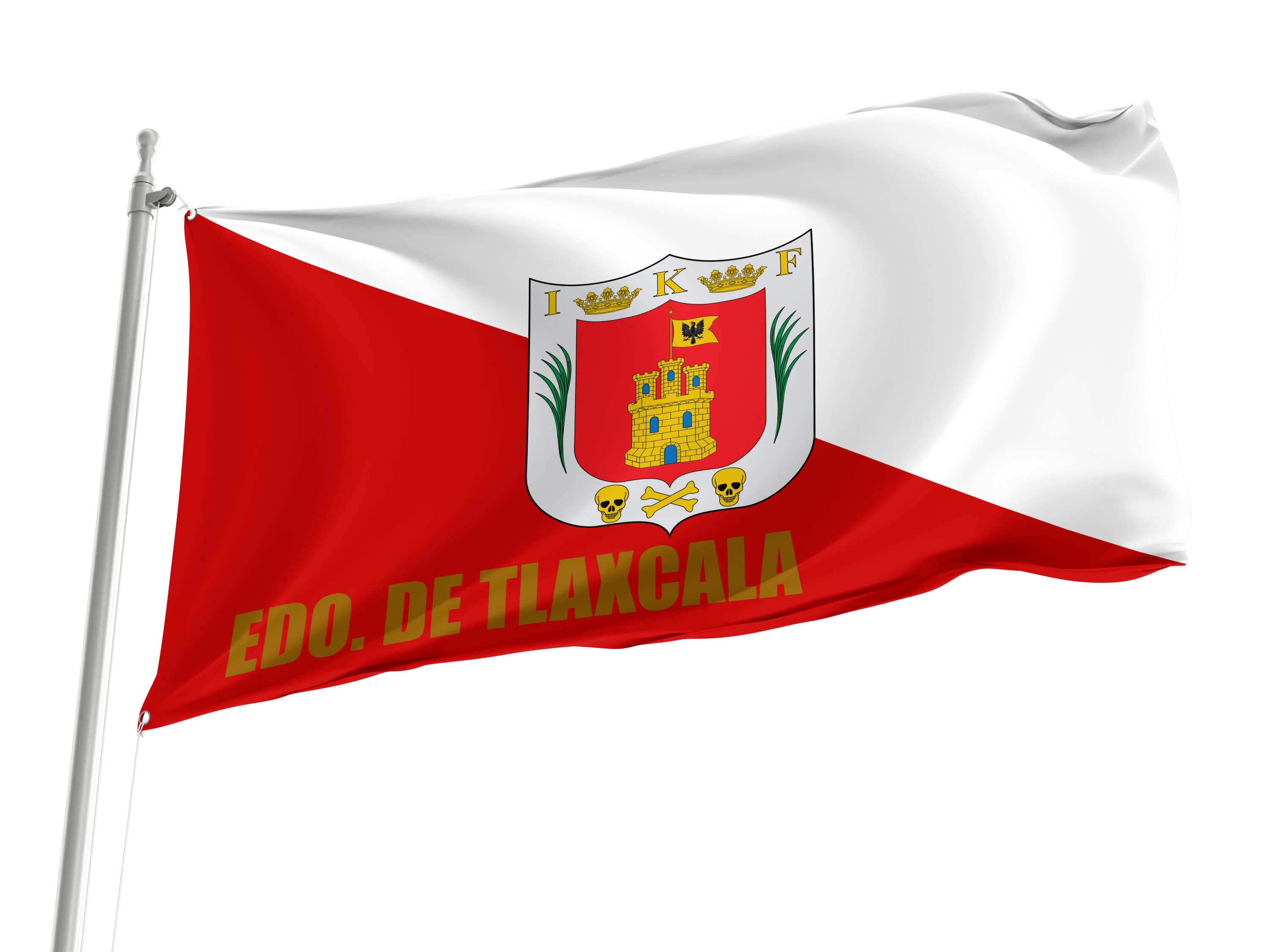 Tlaxcala Flag for Indoor & Outdoor Use