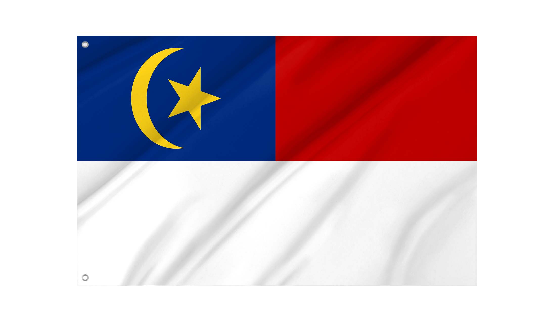 Malacca Flag for Indoor & Outdoor Use