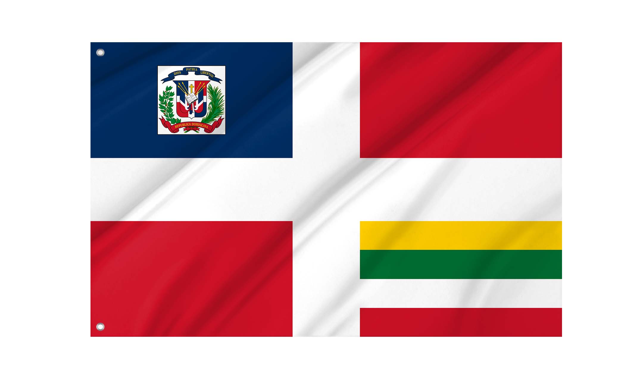 Army Flag of the Dominican Republic for Indoor & Outdoor Use