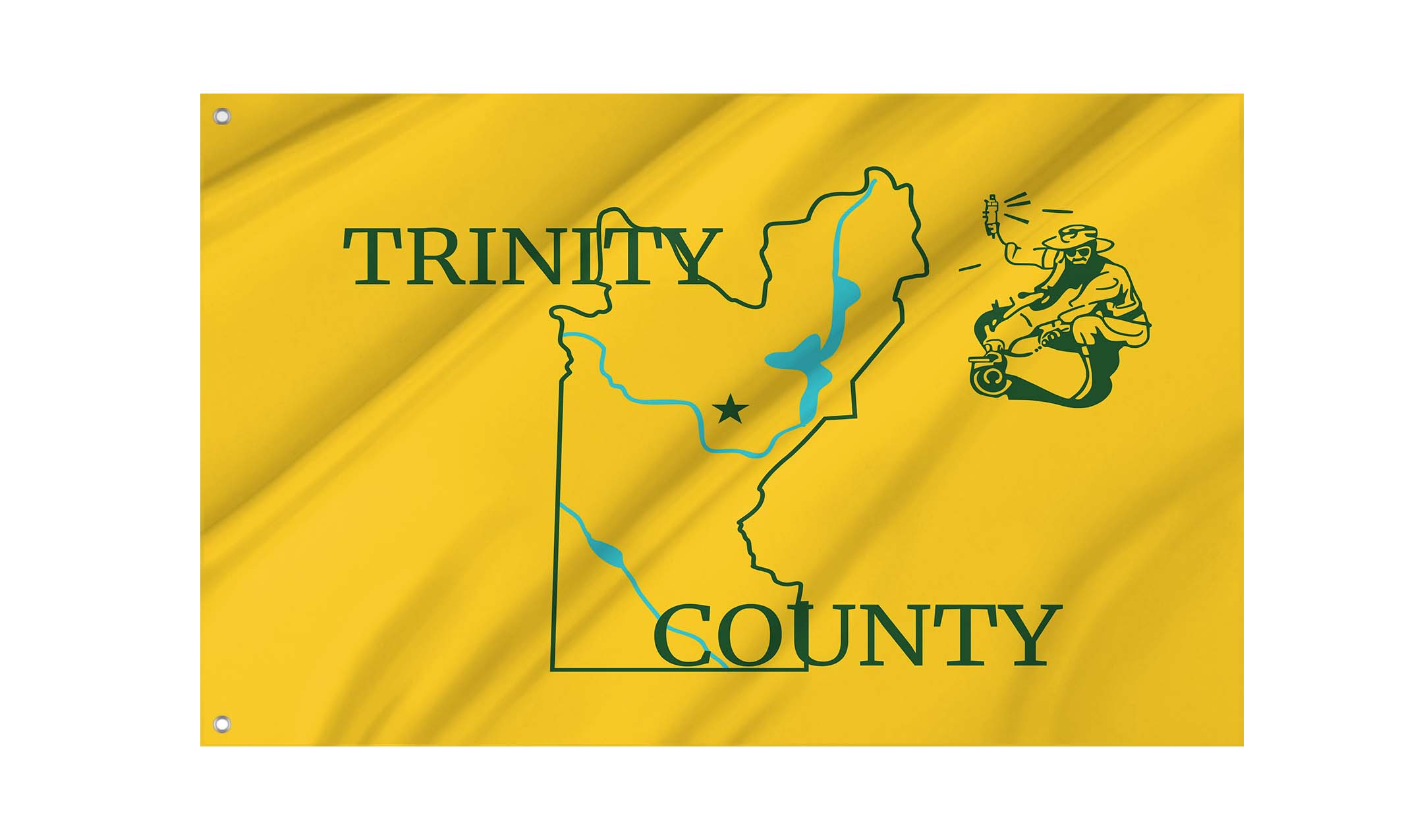 Trinity County Flag for Indoor & Outdoor Use