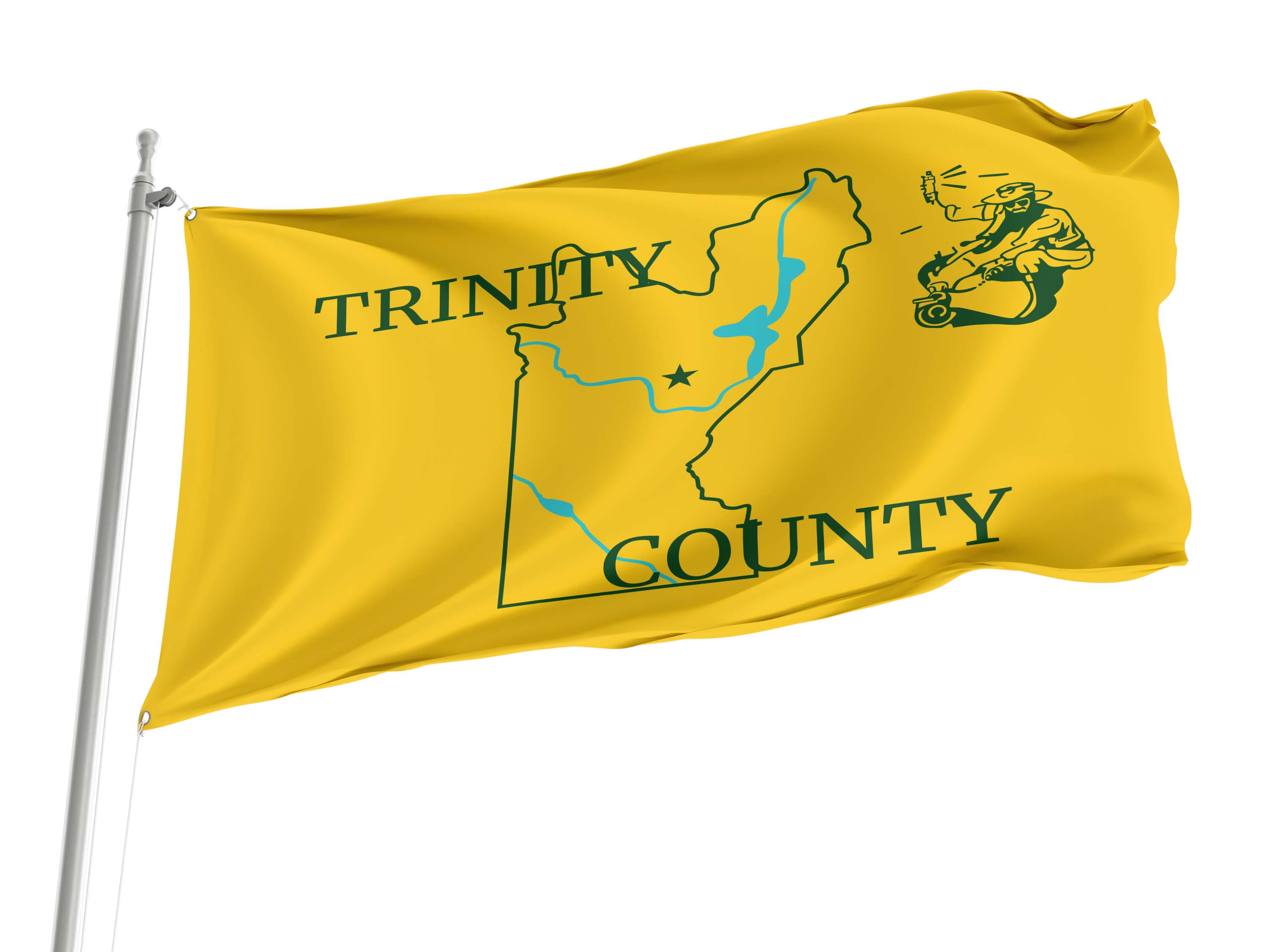 Trinity County Flag for Indoor & Outdoor Use