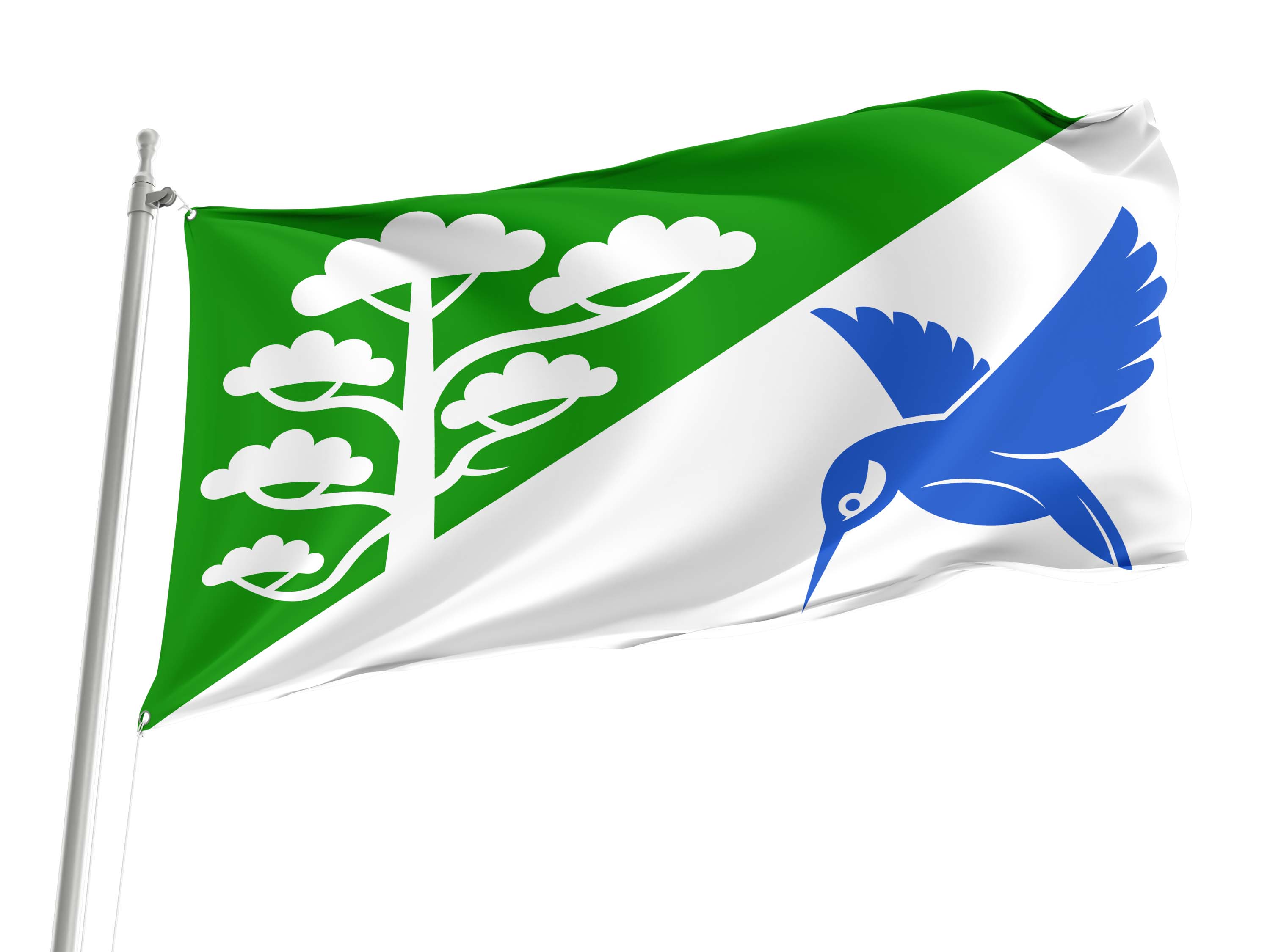 Põlva Parish Flag for Indoor & Outdoor Use