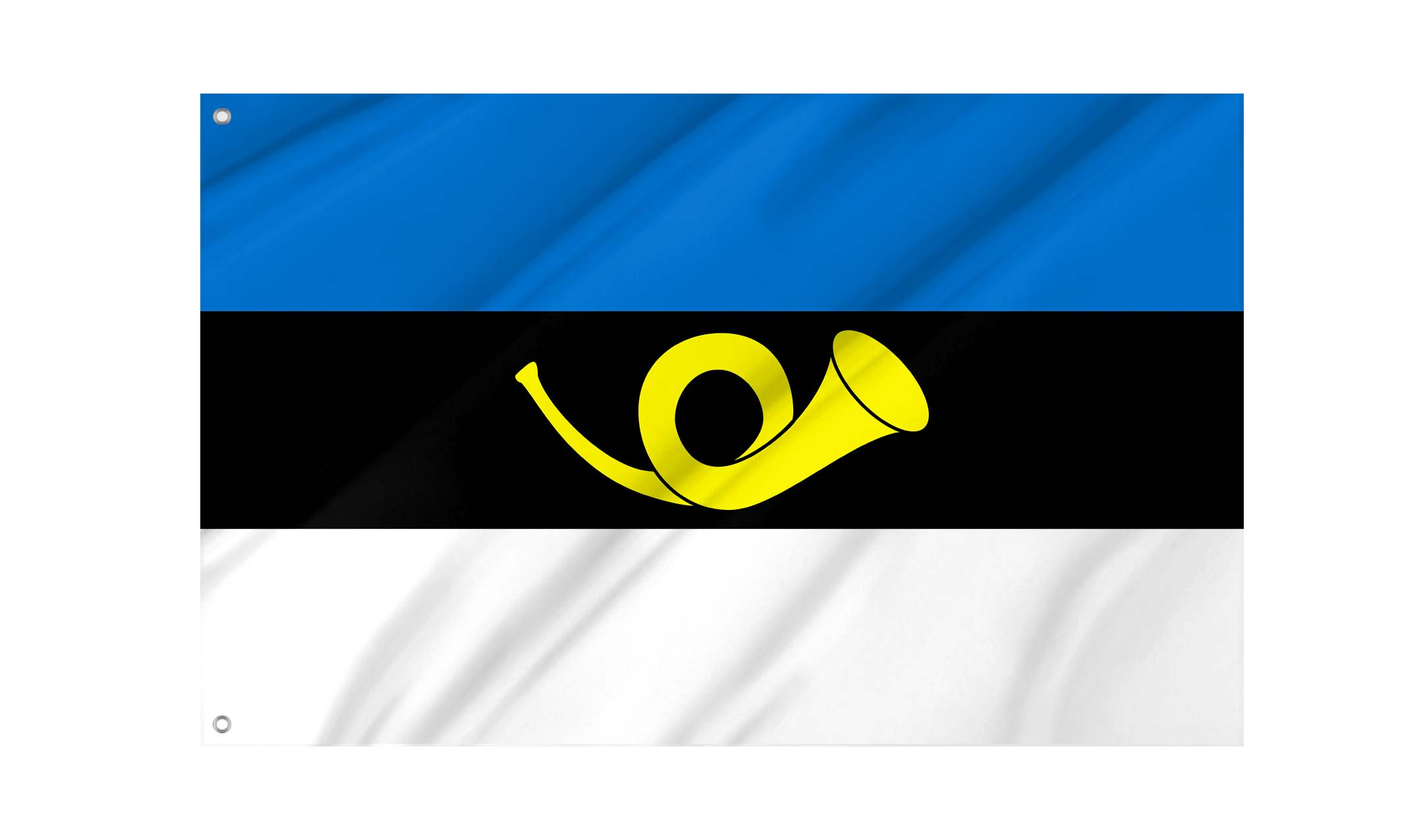 Estonian Postal Flag for Indoor & Outdoor Use