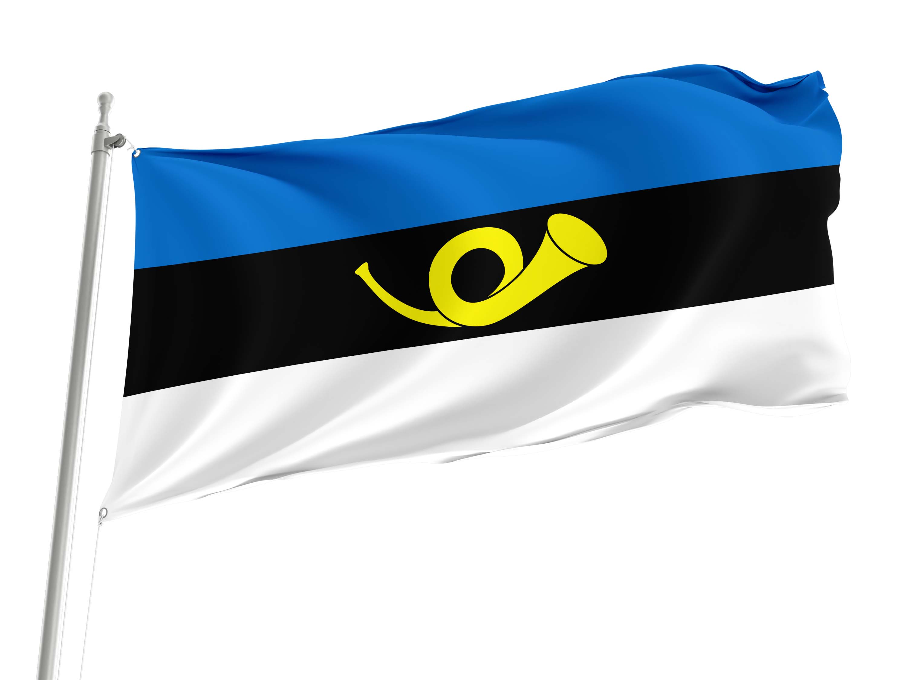 Estonian Postal Flag for Indoor & Outdoor Use