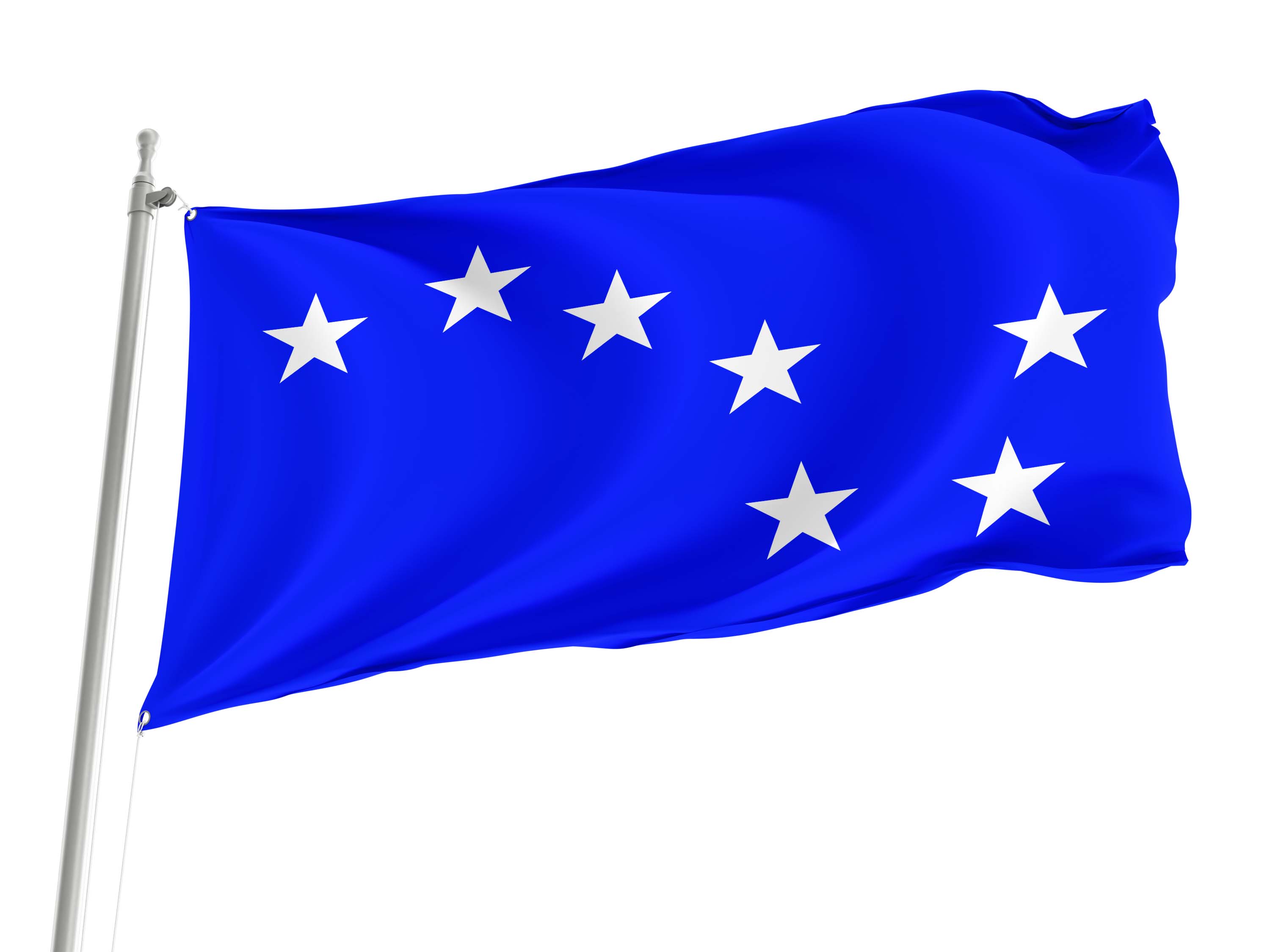 Starry Plough Blue Flag for Indoor & Outdoor Use
