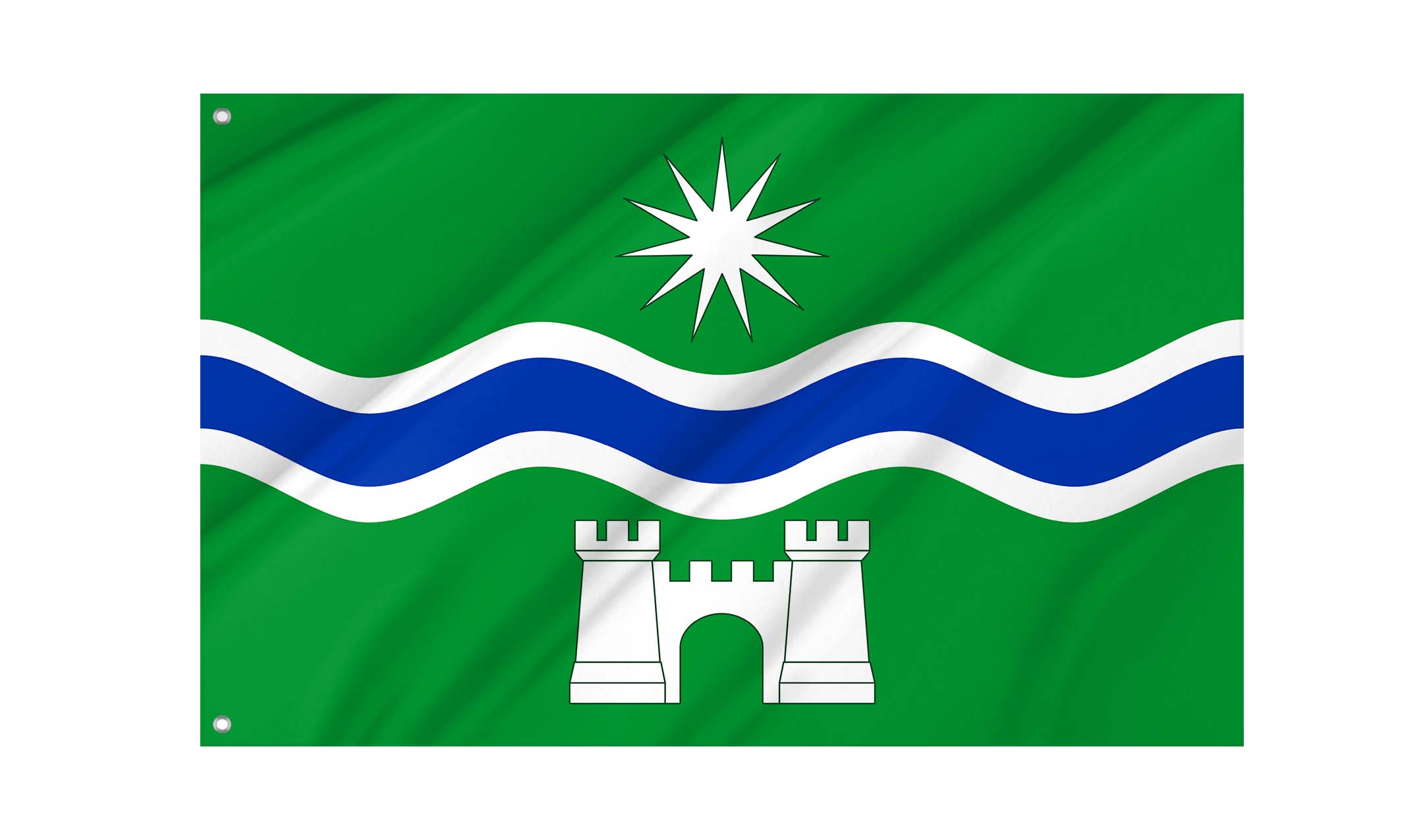 Denny and Dunipace Flag for Indoor & Outdoor Use