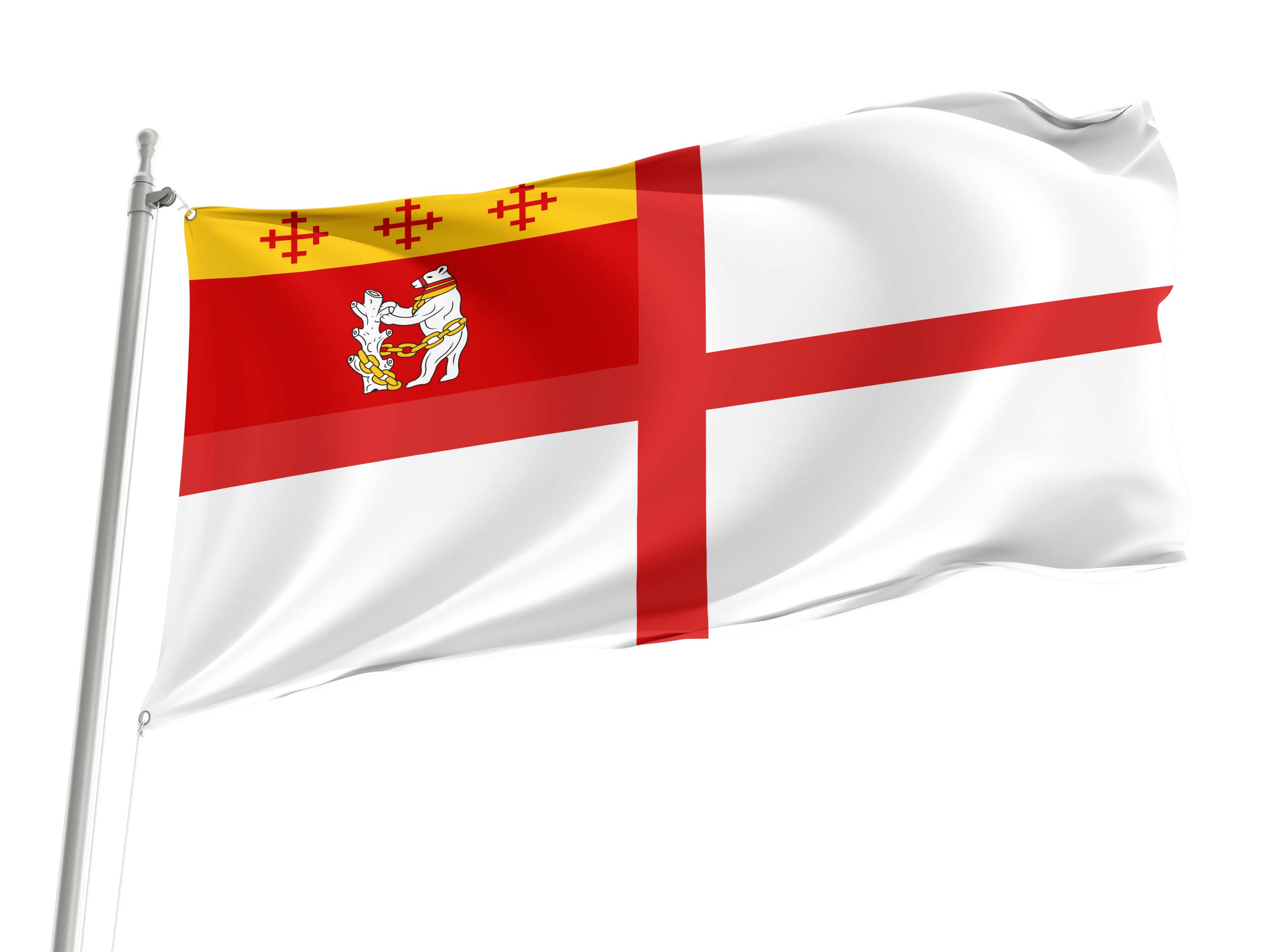 Warwickshire English Deface Flag for Indoor & Outdoor Use