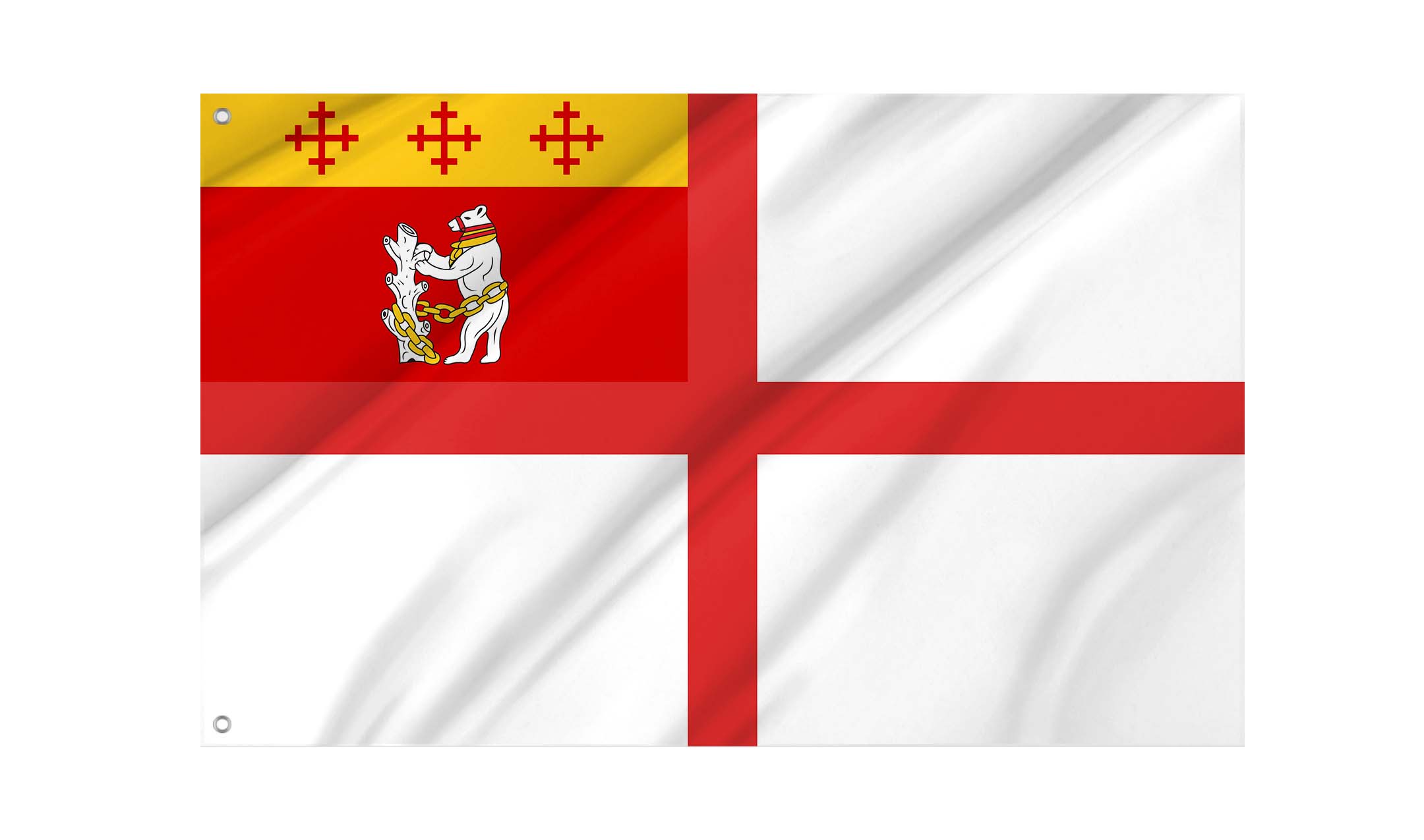 Warwickshire English Deface Flag for Indoor & Outdoor Use