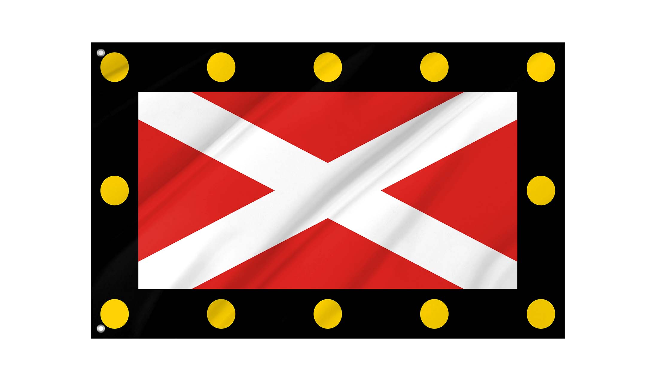 Hampton Poyle Flag for Indoor & Outdoor Use