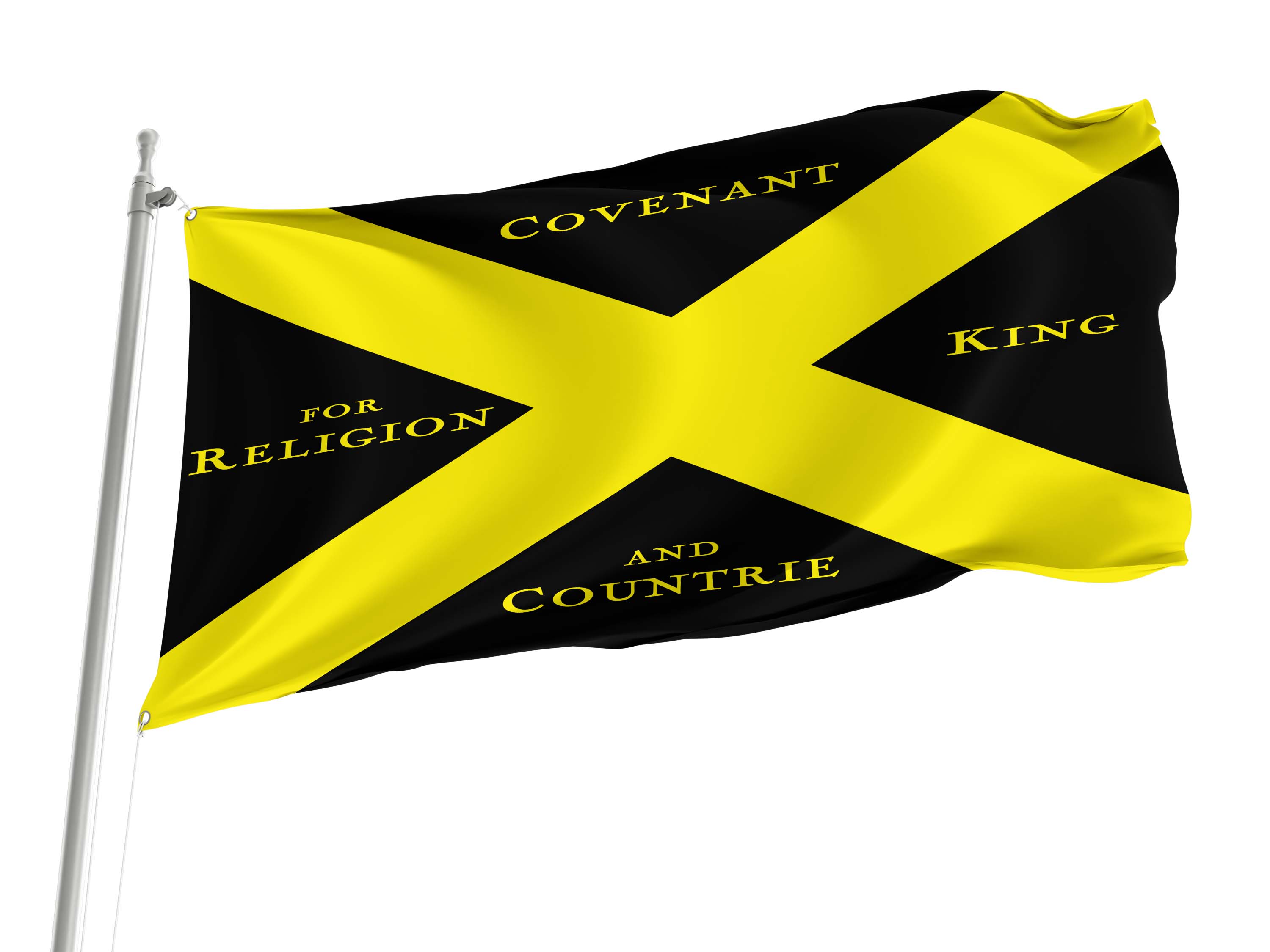 Reconstructed Battle Standard of Earl of Argyll 1685 Flag for Indoor & Outdoor Use