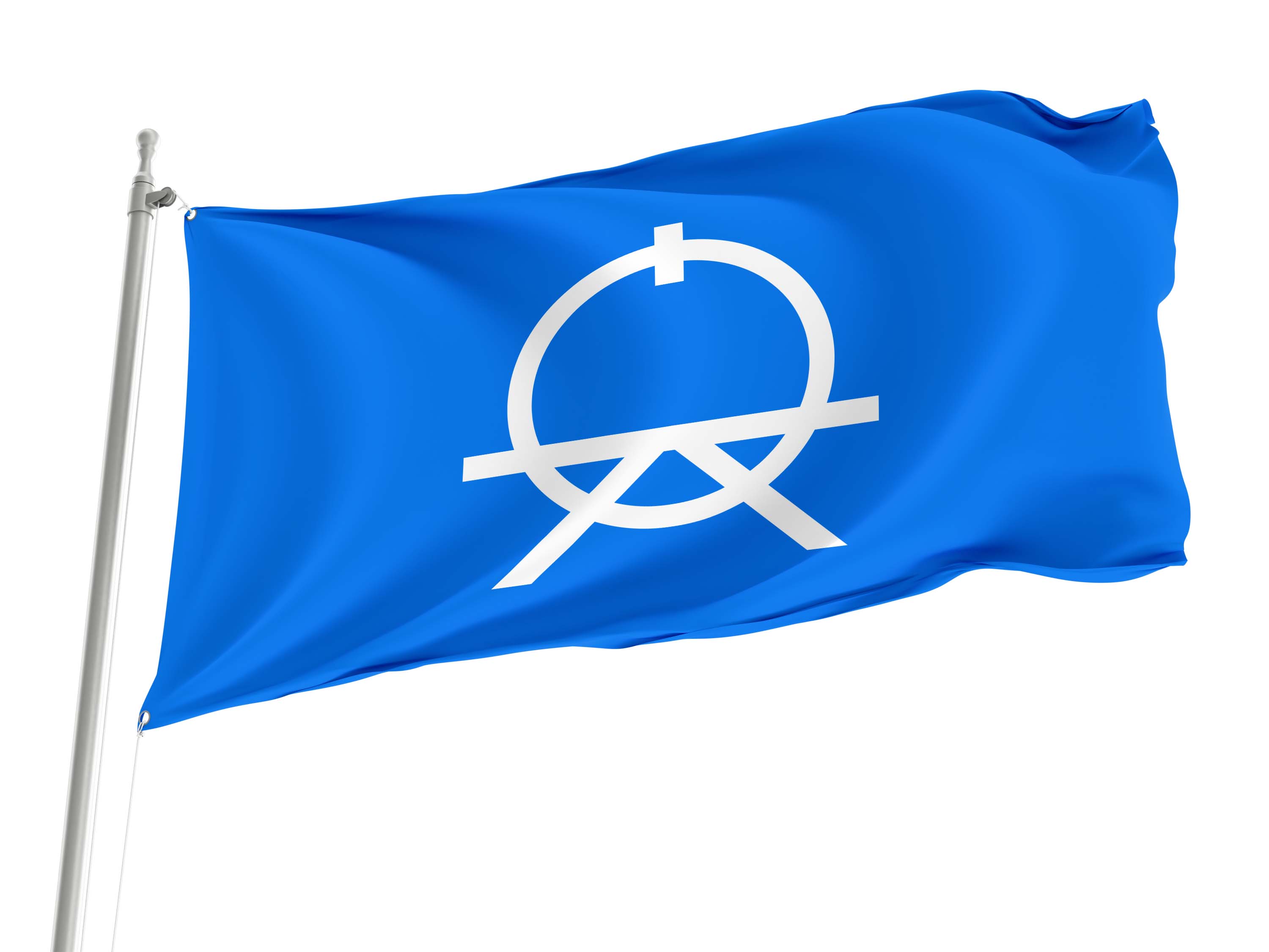 Okushiri-Village Flag for Indoor & Outdoor Use