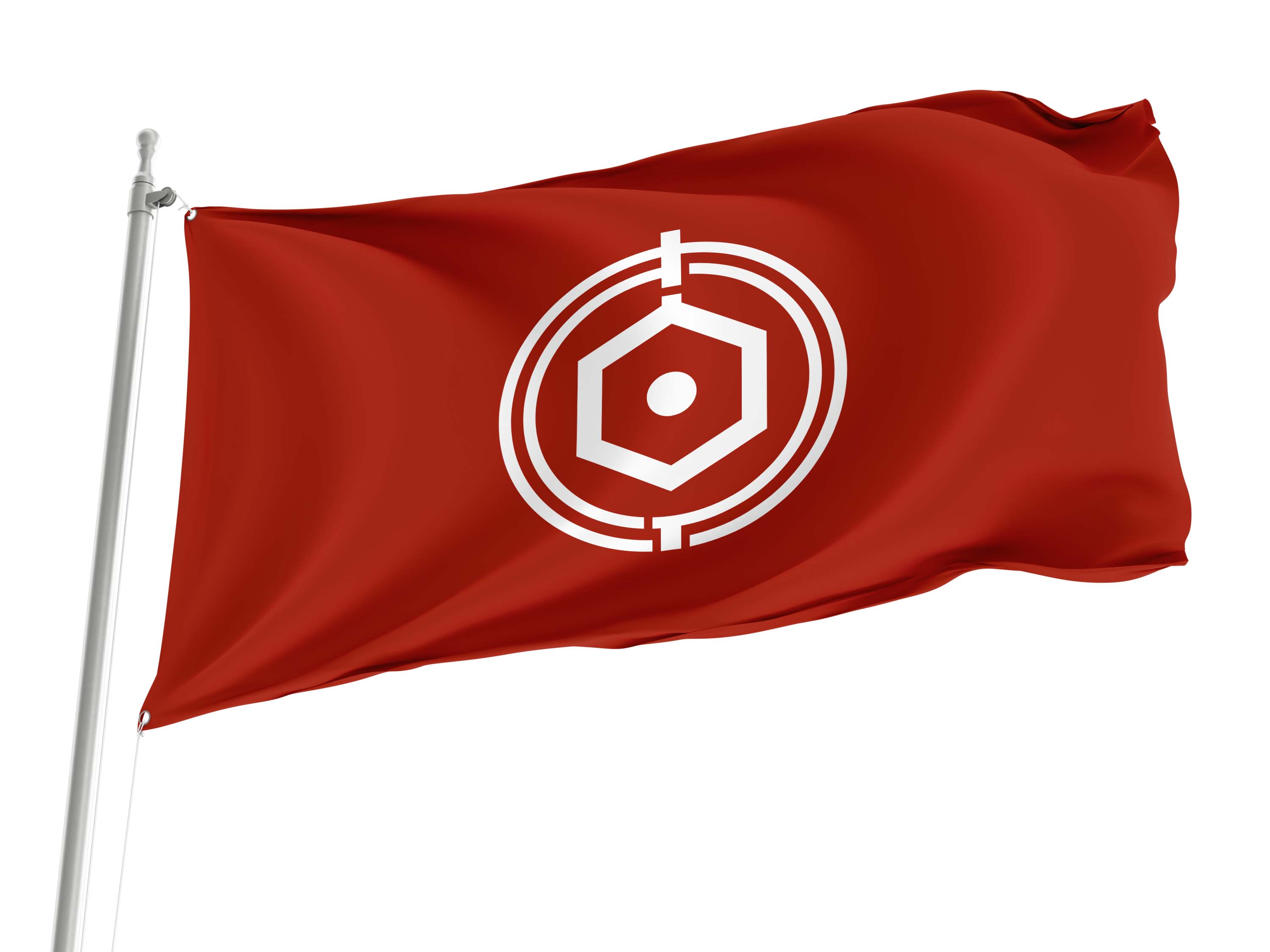 Shiraoi Flag for Indoor & Outdoor Use