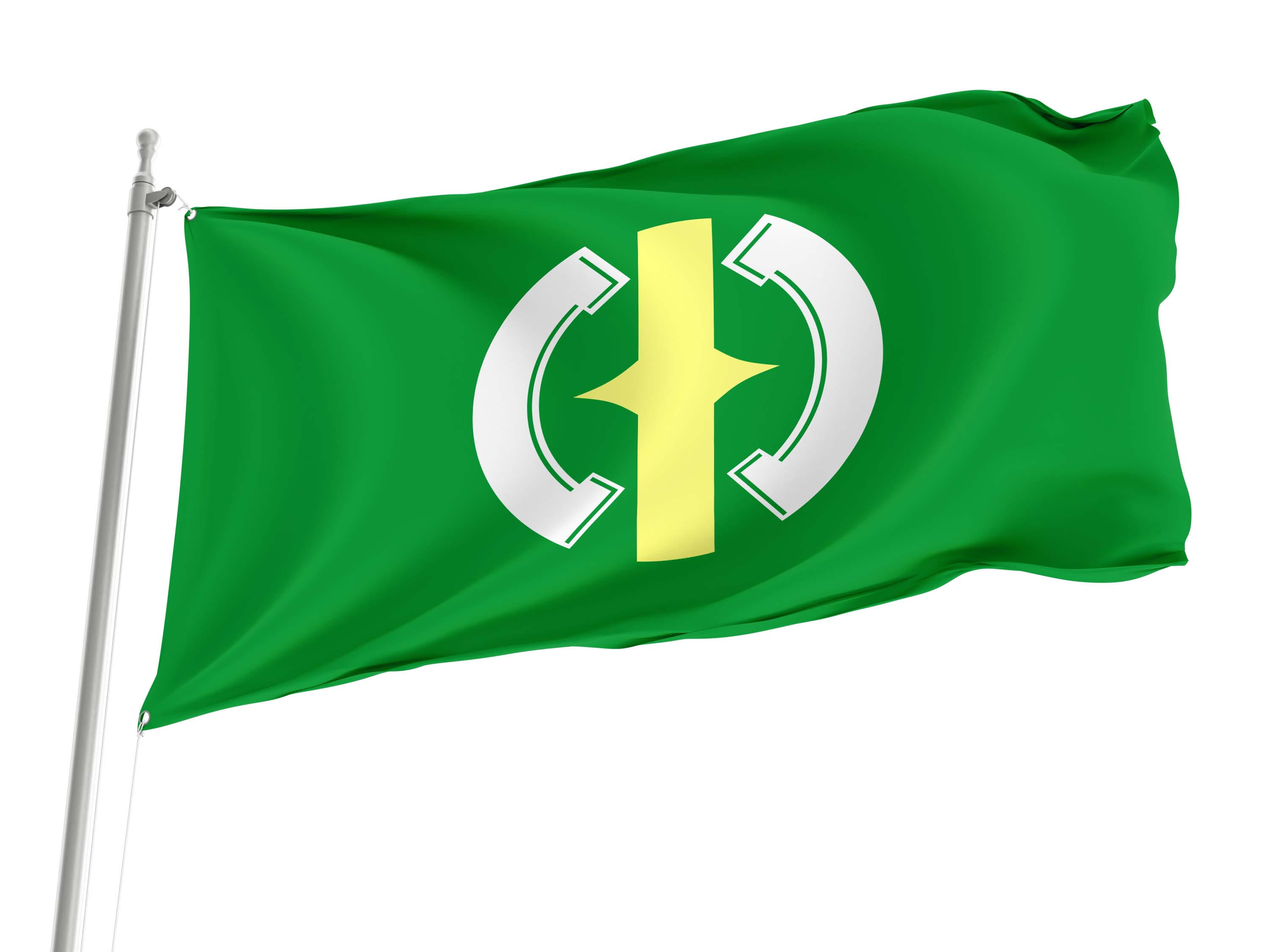 Mukawa Former Flag for Indoor & Outdoor Use
